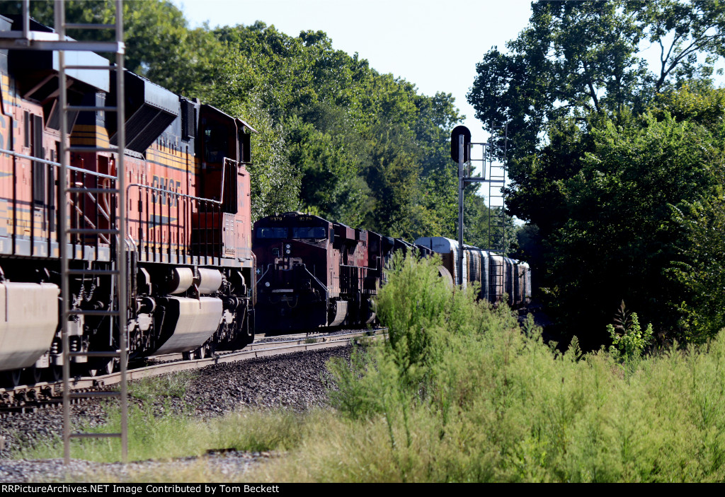 Meeting the northbound